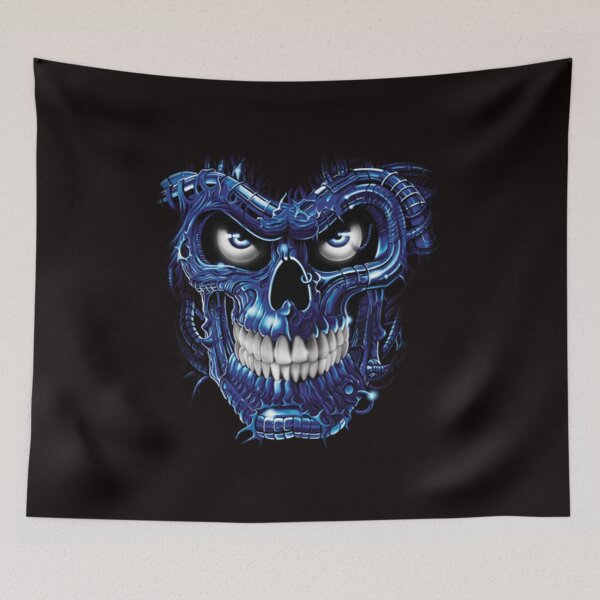 Item preview, Blue Devil Skull designed and sold by K1Store.