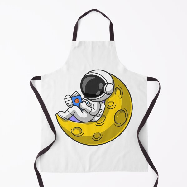 Item preview, An astronaut reading a book on the moon designed and sold by bestforyouu.