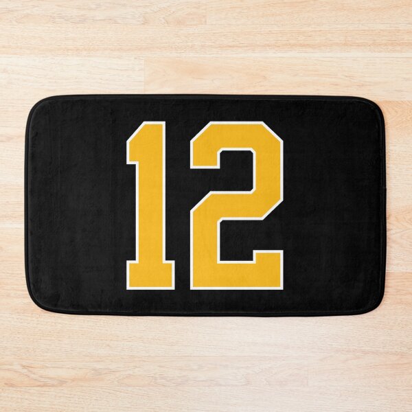 Item preview, Yellow Number 12 lucky sports jersey twelve designed and sold by HeavyStyle.