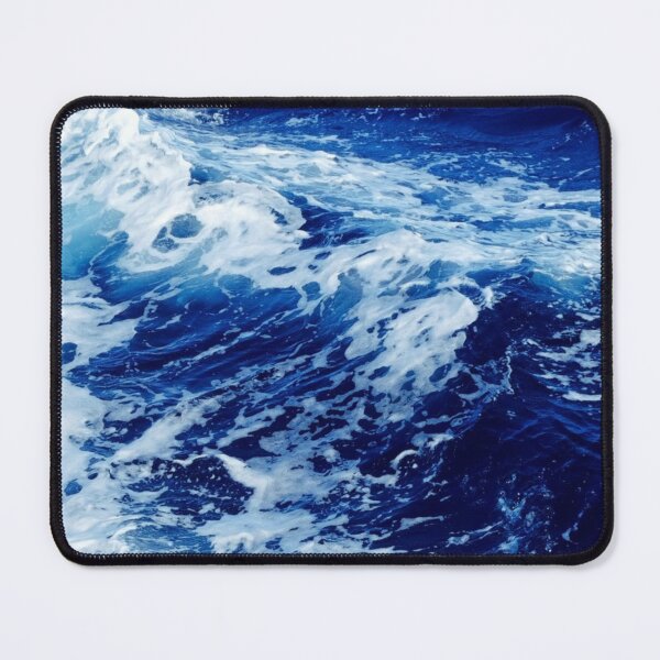 Item preview, Ocean Waves - Blue designed and sold by BarthasBasement.