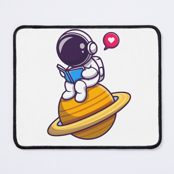 Item preview, An Astronaut Reading a Book on Saturn designed and sold by bestforyouu.