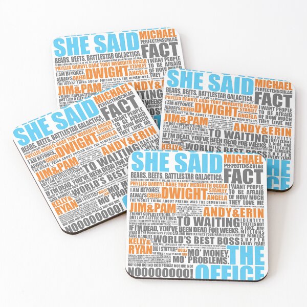 Item preview, The Office Blue and Orange designed and sold by Kaitlin Stanaitis.