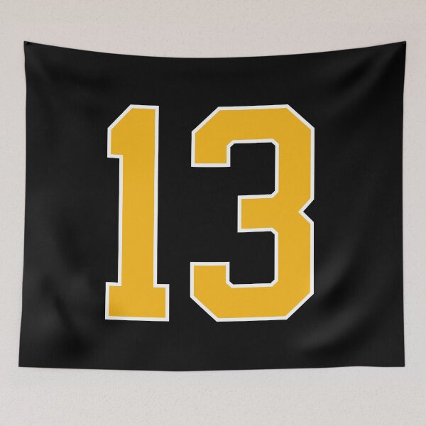 Item preview, Yellow Number 13 lucky sports jersey thirteen designed and sold by HeavyStyle.