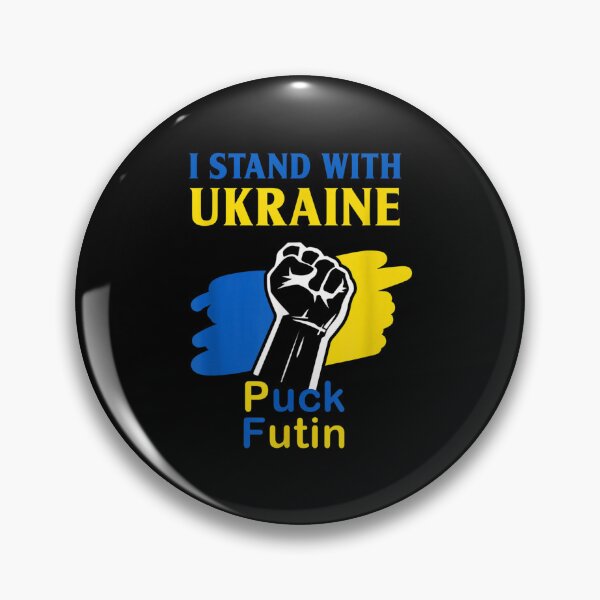 Item preview, Puck Futin I Stand With Ukraine Ukrainian Flag Men Women  designed and sold by doriaali.