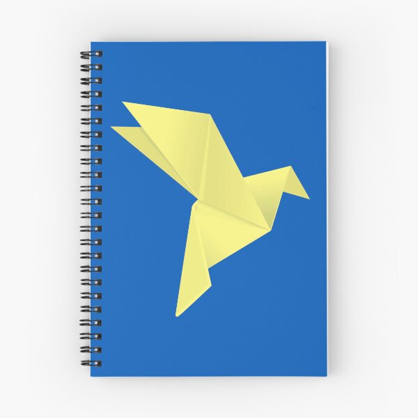 Item preview, PEACE ORIGAMI DOVE UKRAINE FLAG COLOURS designed and sold by w1ckerman.