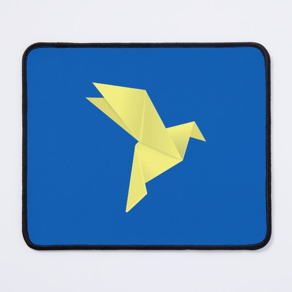 Item preview, PEACE ORIGAMI DOVE UKRAINE FLAG COLOURS designed and sold by w1ckerman.