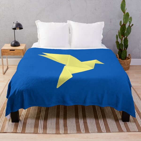 Item preview, PEACE ORIGAMI DOVE UKRAINE FLAG COLOURS designed and sold by w1ckerman.