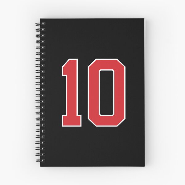 Item preview, Sports Number 10, red black color lucky sport ten designed and sold by ArtIsParty.