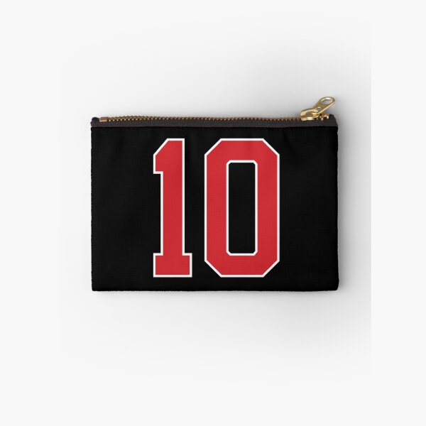 Item preview, Sports Number 10, red black color lucky sport ten designed and sold by ArtIsParty.