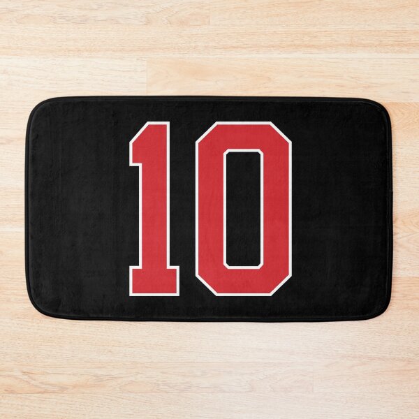 Item preview, Sports Number 10, red black color lucky sport ten designed and sold by ArtIsParty.