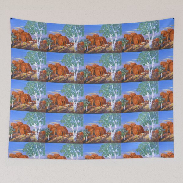 Item preview, Devils Marbles Northern Territory Morning  designed and sold by ginnymac.