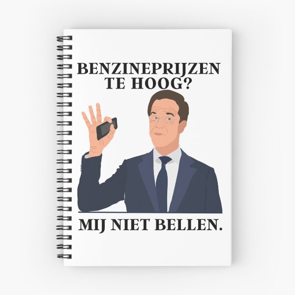 Item preview, Te hoge brandstof prijzen? Mij niet bellen! Mark Rutte meme. designed and sold by Zoef-Design.