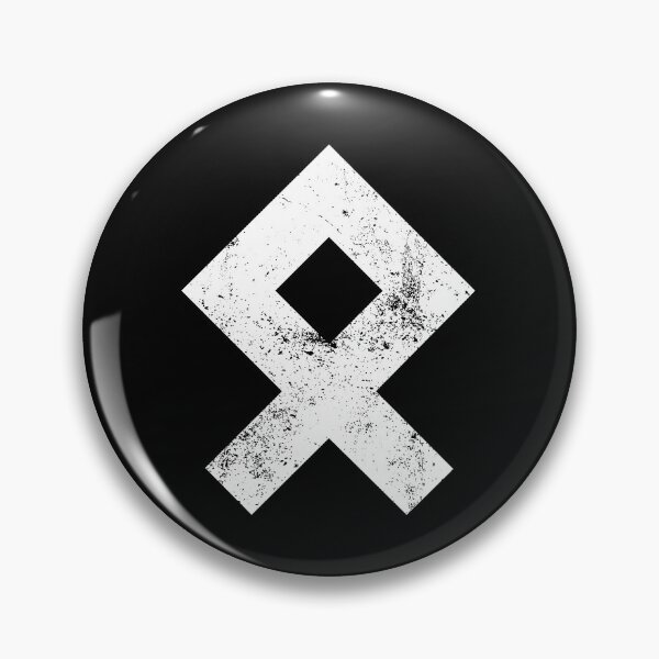 Item preview, Odal Rune (White Grunge) designed and sold by Ukid.