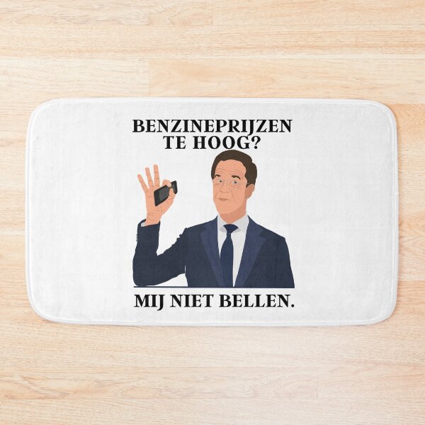 Item preview, Te hoge brandstof prijzen? Mij niet bellen! Mark Rutte meme. designed and sold by Zoef-Design.