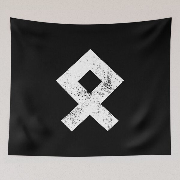 Item preview, Odal Rune (White Grunge) designed and sold by Ukid.