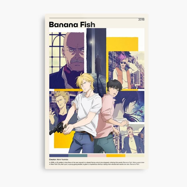 Banana Fish Anime Metal Prints For Sale Redbubble