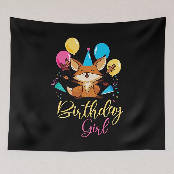 Item preview, Lovers Birthday Girl Fox Themed B day Party designed and sold by PerkinsAarav.