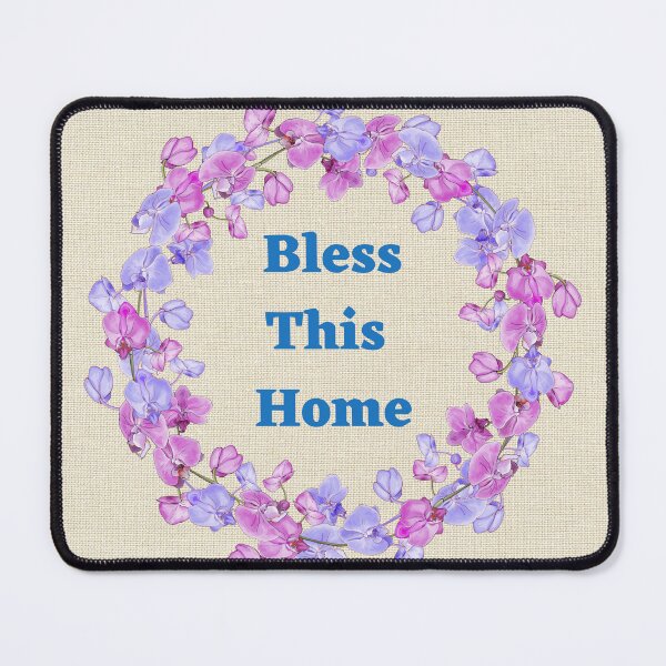 Item preview, Pretty Bless This Home Design Flower Wreath designed and sold by debmund.