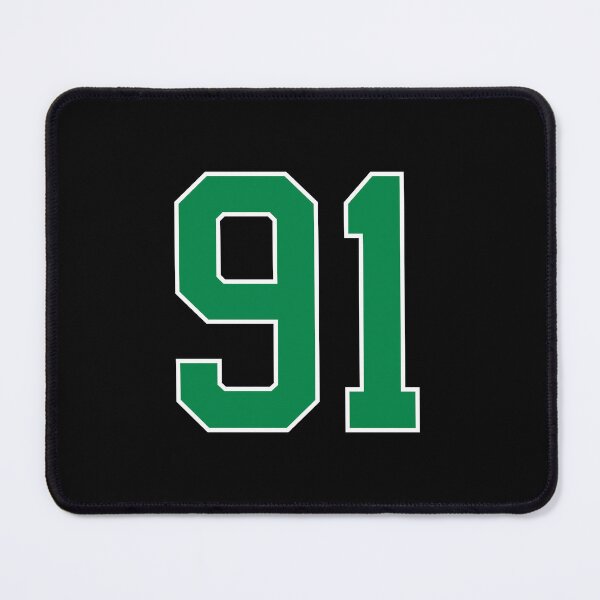 Item preview, 91 number, green lucky sports ninety one designed and sold by ArtIsParty.