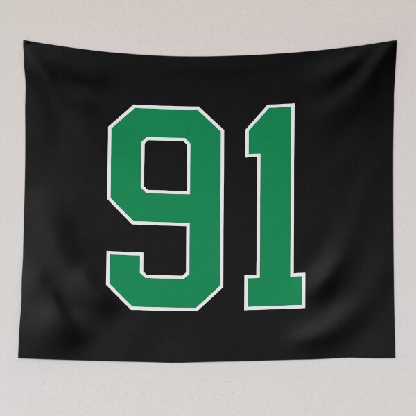 Item preview, 91 number, green lucky sports ninety one designed and sold by ArtIsParty.