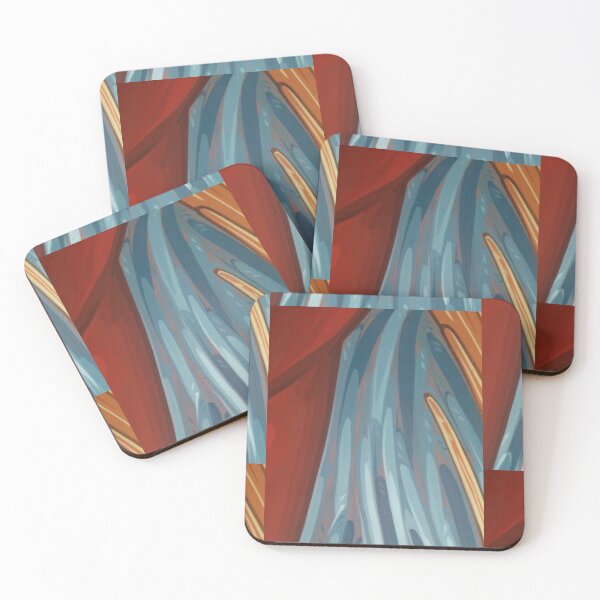 Item preview, Blue abstract Feather Design designed and sold by ikon-olga.