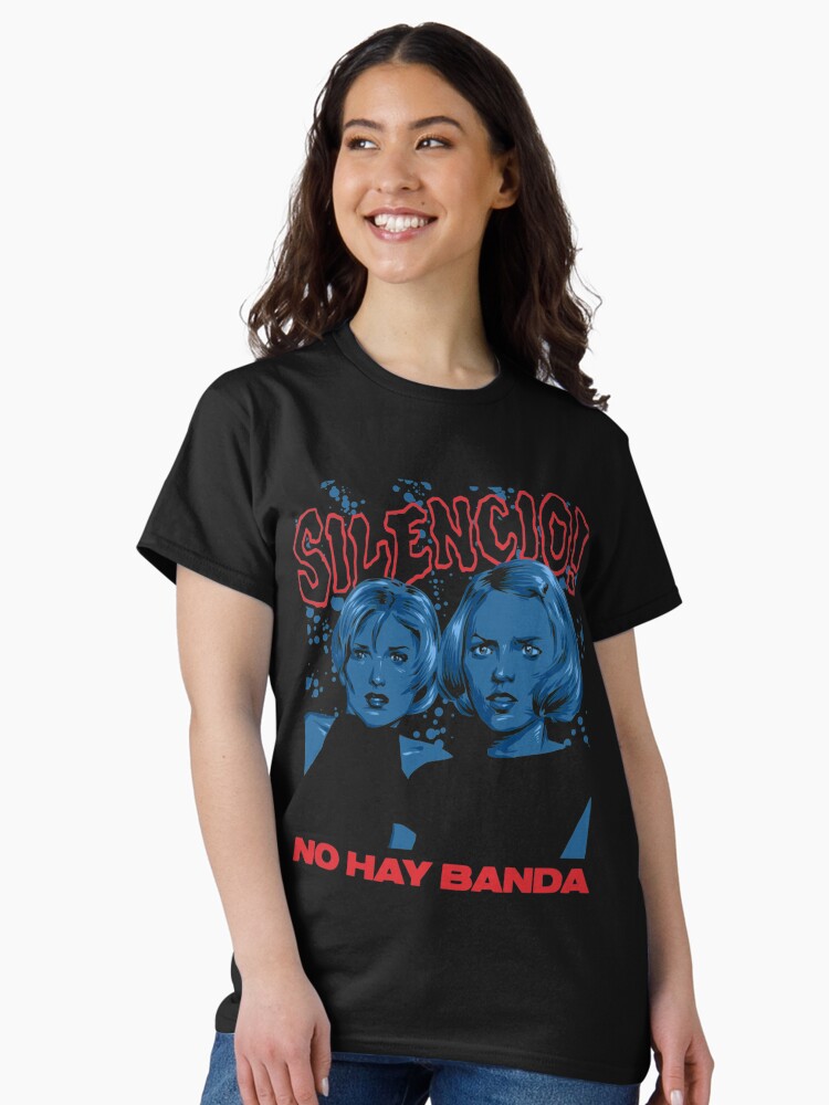 Thumbnail 1 of 7, Classic T-Shirt, SILENCIO designed and sold by DazeyUKPrint.