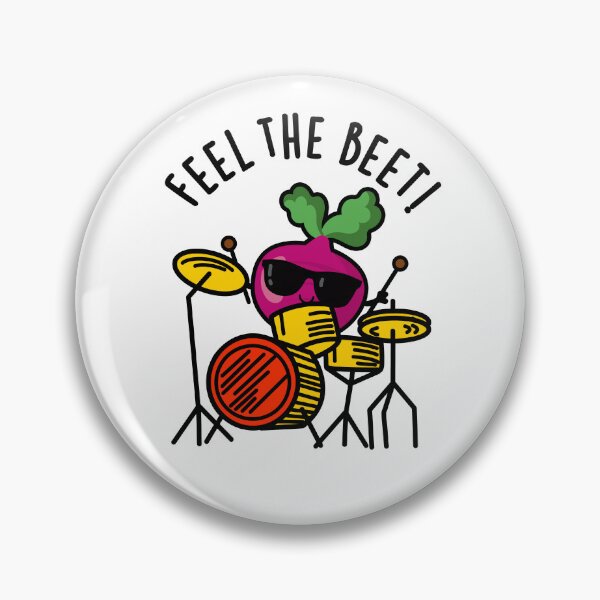 Item preview, Feel The Beet Funny Veggie Puns  designed and sold by punnybone.