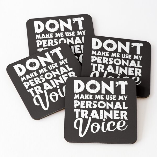 Item preview, Personal Trainer Voice Fitness Instructor Workout Gym Coach designed and sold by TomGiantDesigns.