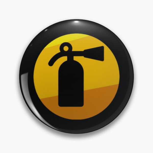 Item preview, Fire extinguisher symbol, Retro designed and sold by AYACHI90.