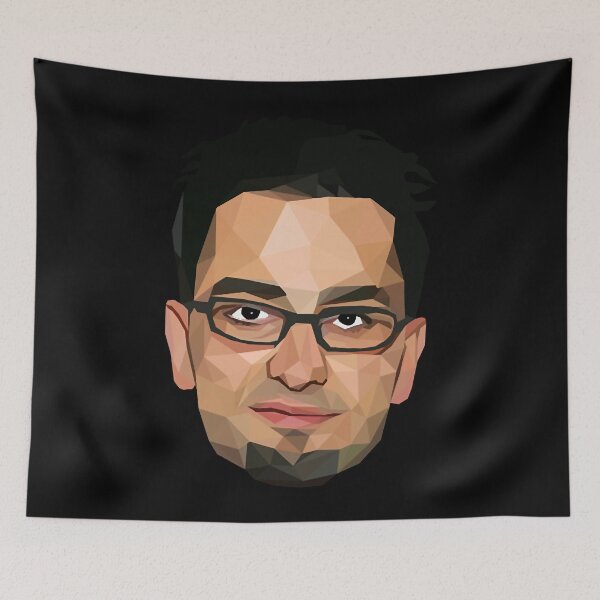 Item preview, Mighty Antonio Esfandiari low poly art Cap designed and sold by zicohoneybear.