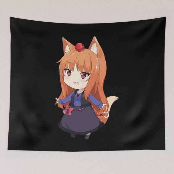 Item preview, Holo Chibi Spice And Wolf designed and sold by WeebooTr4sh.