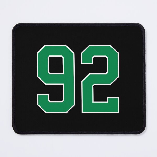 Item preview, 92 number, green lucky sports ninety two designed and sold by ArtIsParty.
