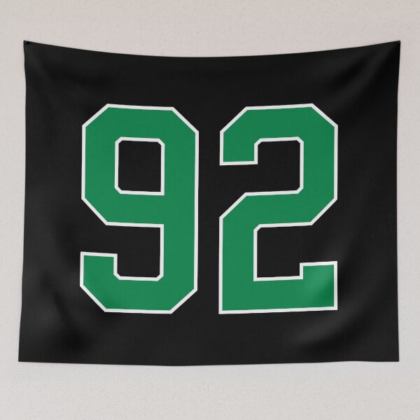 Item preview, 92 number, green lucky sports ninety two designed and sold by ArtIsParty.