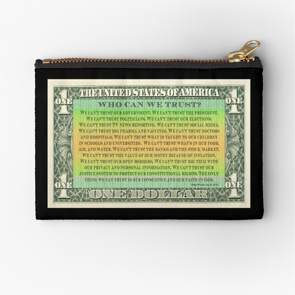 Item preview, Zipper Pouch designed and sold by ShipOfFools.