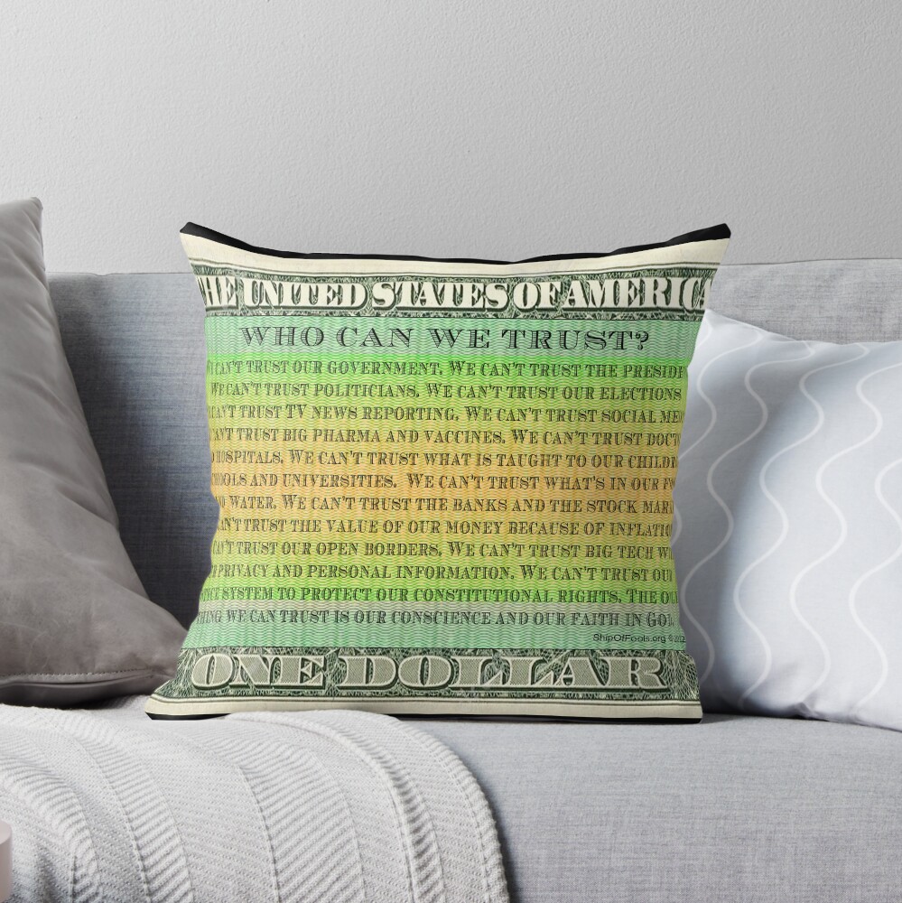 Item preview, Throw Pillow designed and sold by ShipOfFools.