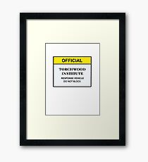 Torchwood Response Vehicle Framed Print