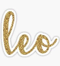 Sparkly Leo Sticker