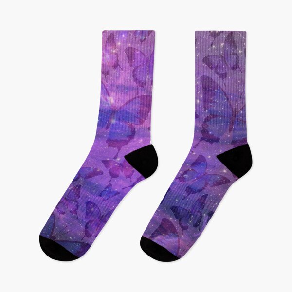 Item preview, Butterflies in the galaxy sea star pattern designed and sold by Beeroclock.