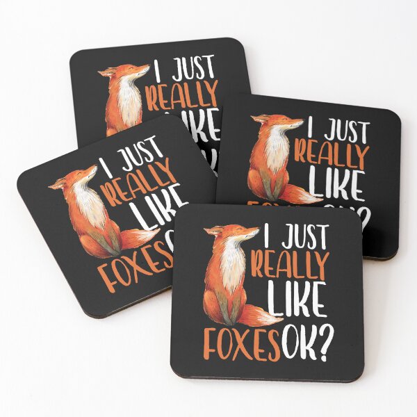 Item preview, I Just Really Like Foxes Ok designed and sold by PerkinsAarav.