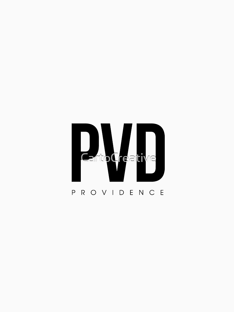 "PVD Providence Airport Code" Tshirt by CartoCreative Redbubble
