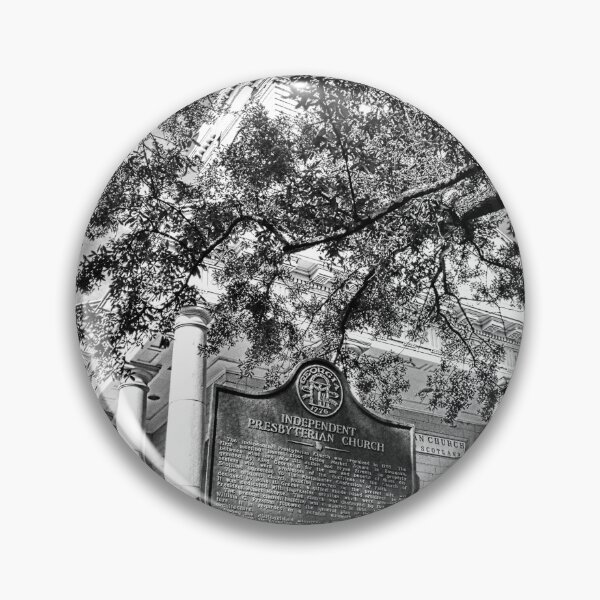 Item preview,  Independent Presbyterian Church Savannah Georgia Black and White designed and sold by LisaWootenPhoto.