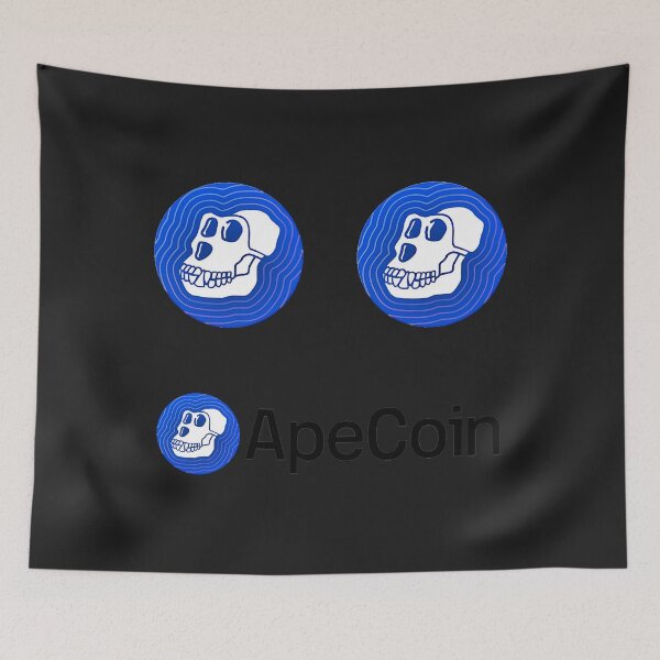 Item preview, ApeCoin cryptocurrency - ApeCoin token APE Sticker designed and sold by IEatSwans.
