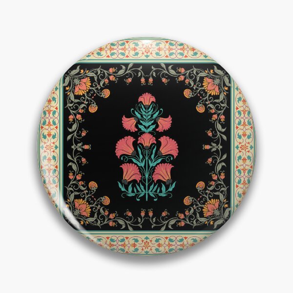 Item preview, Mughal Empire inspired Floral Motif Pattern  designed and sold by AppareIIndustry.