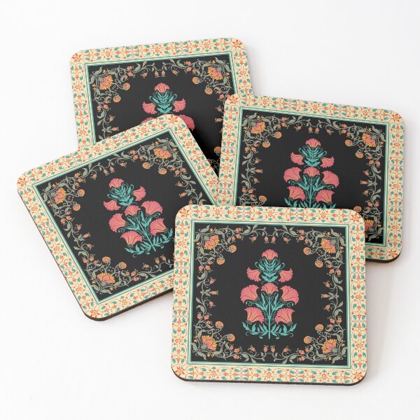 Item preview, Mughal Empire inspired Floral Motif Pattern  designed and sold by AppareIIndustry.