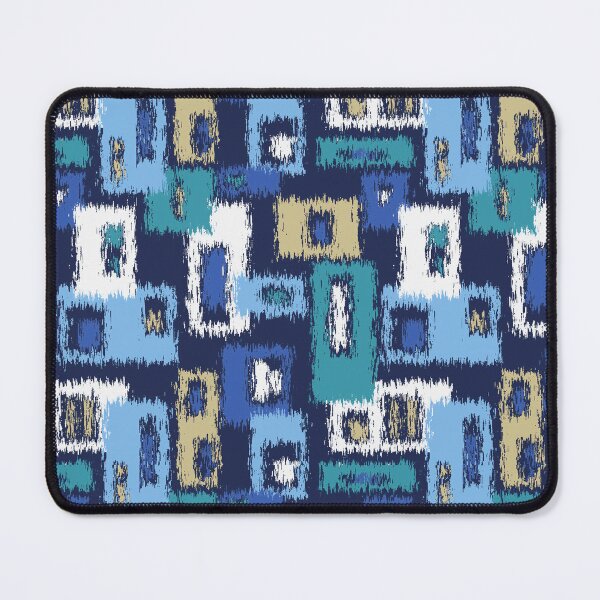 Item preview, Textured squares on dark blue background. designed and sold by SandraPDesigns.
