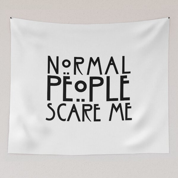 Item preview, Normal People Scare Me Shirt, Horror Shirt, Introvert Shirt, Horror Story Shirt, Gothic Horror Shirt, Funny Introvert Shirt, Gift For Her designed and sold by Fadwamoustakid.