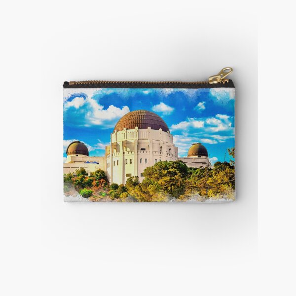 Item preview, Griffith Observatory, Los Angeles - watercolor painting designed and sold by NickoPrints.