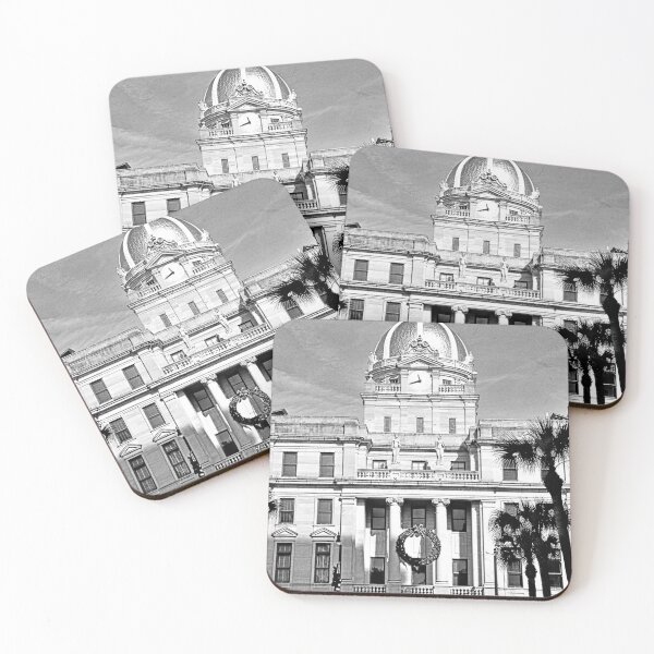 Item preview, Savannah Georgia City Hall Black And White designed and sold by LisaWootenPhoto.