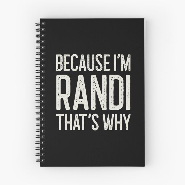 Item preview, Because I’m Randi That’s Why Funny Personalized Name designed and sold by MariosNydras.