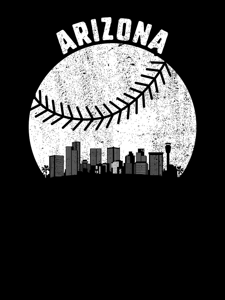 Thumbnail 3 von 3, Tuch, Phoenix Skyline Baseball Vintage Phoenix Arizona Baseball Gear designt und verkauft von DynamicDesign.